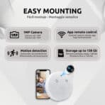 Detector Humo Cámara Espía 1MP Wifi Características