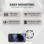 Detector Humo Cámara Espía 2MP Wifi Características