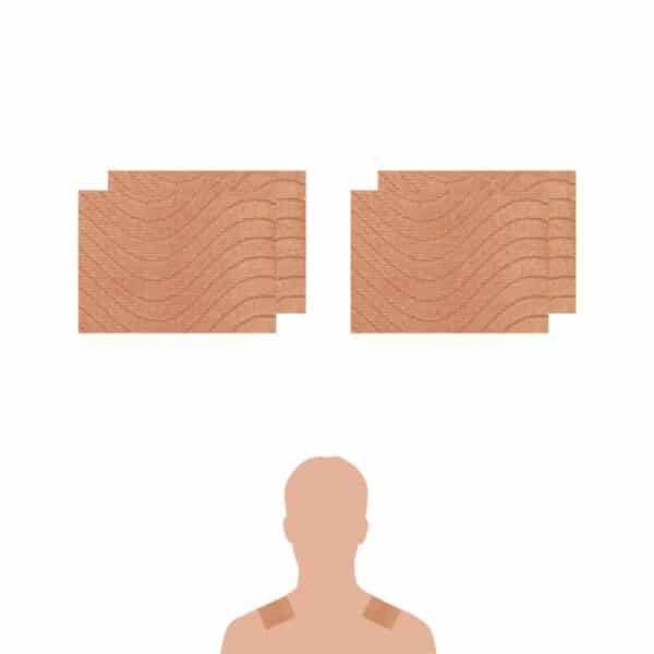 Esparadrapo Adhesivo para Pinganillo y Cámara Espía 4 Tiras