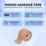Esparadrapo Adhesivo para Pinganillo y Cámara Espía Rollo Características