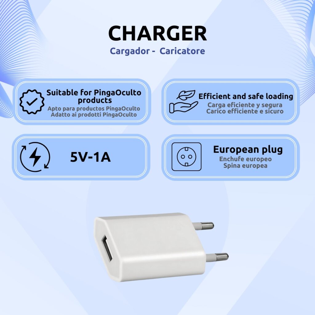 Enchufe de Carga 1A Características