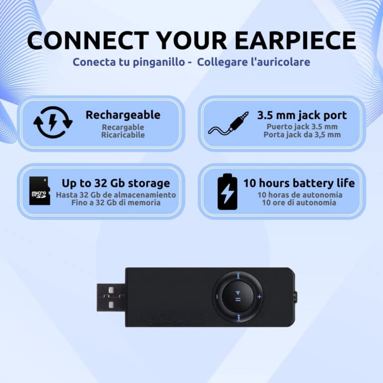 MP3 Pinganillos Grabaciones Características