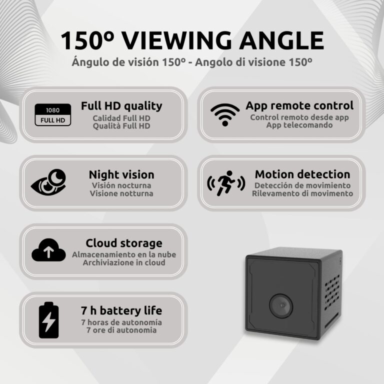 Mini Cámara Espía 2K Características