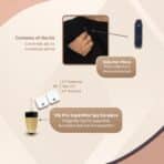 Pieza Inductora Bluetooth + Pinganillo Vip Pro SuperMini Contenido