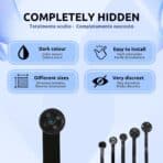 Piezas Fijadoras + Botones Cámara Espía Wifi Características