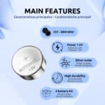 Pilas 337 SR416SW Pinganillo Vip Pro Mini – SuperMini – UltraMini 4 Pilas Características