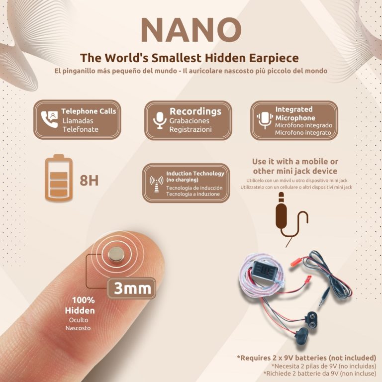 Pinganillo Nano Funcionalidades