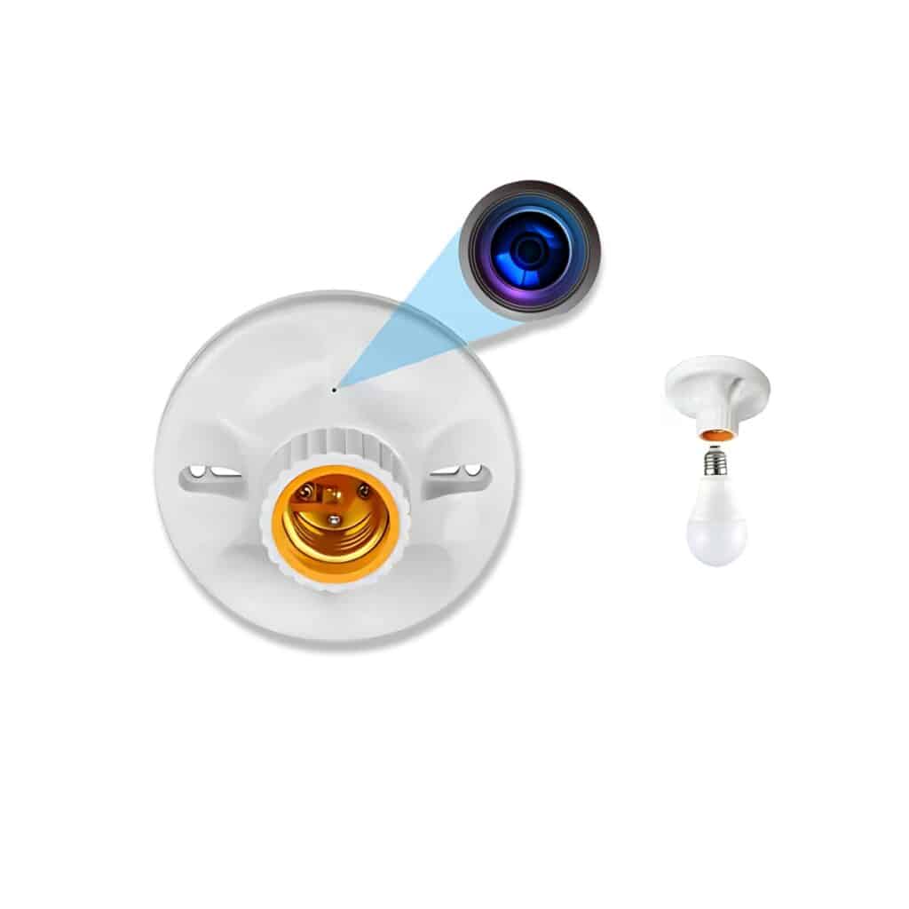 Bombilla Cámara Espía Full HD Wifi