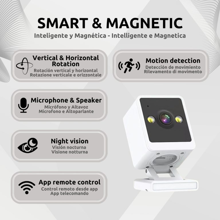 Cámara Vigilancia Wifi Interior Full HD Características