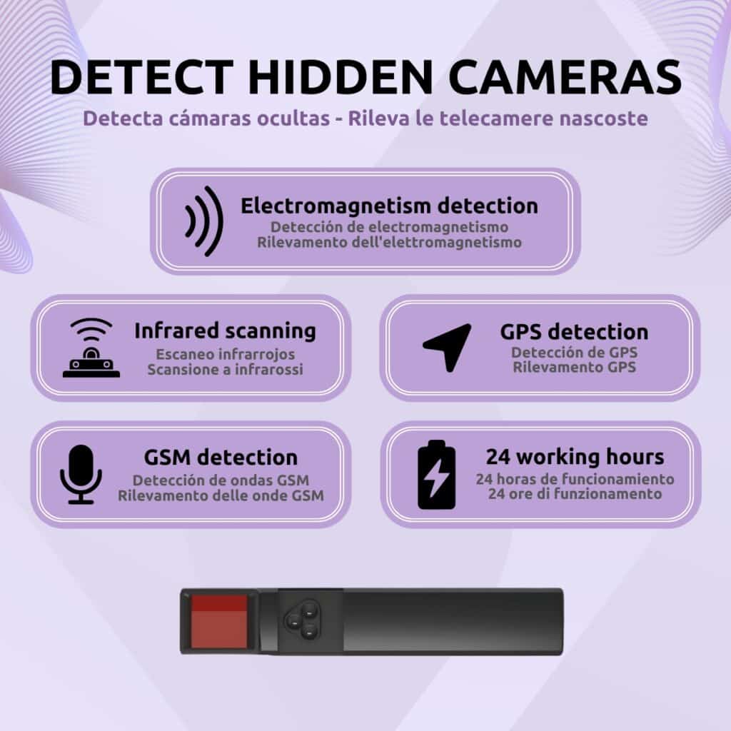Detector de Frecuencias Mini Características
