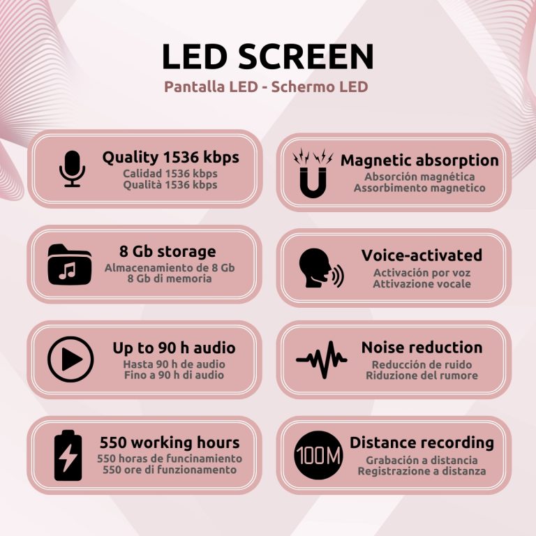 _Grabadora Espía Imantada Gran Autonomía Características Q73