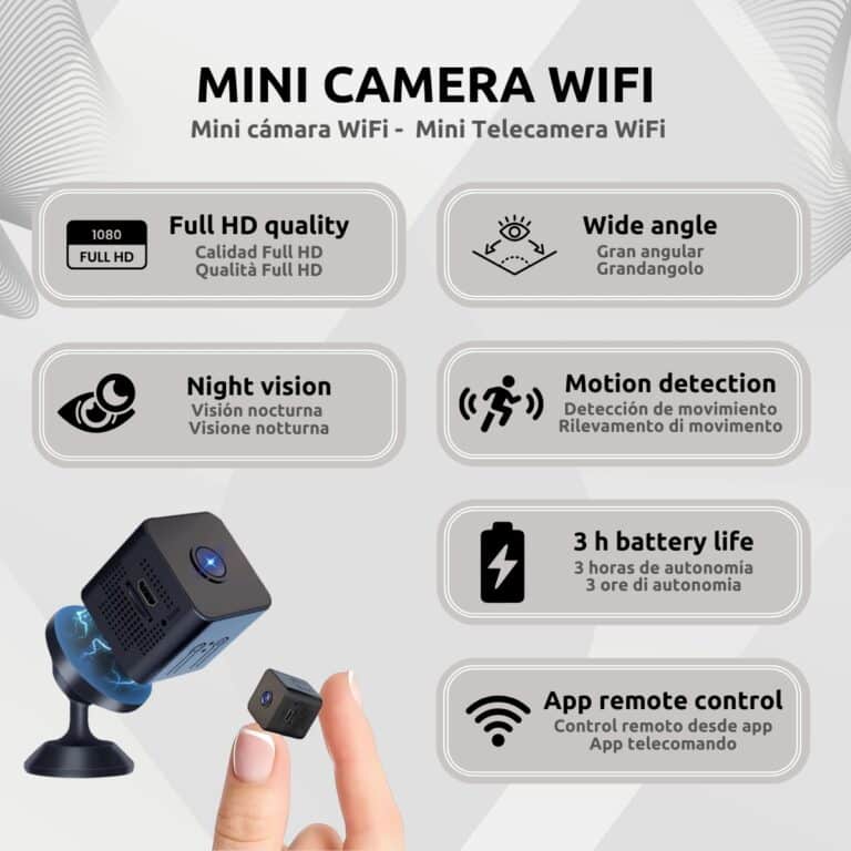 Mini Cámara Espía Wifi X1 Características