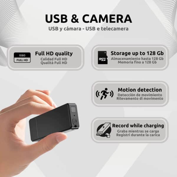 USB Cámara Espía Características