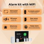 Alarma Wifi + 4G Kit sin Cuotas Características