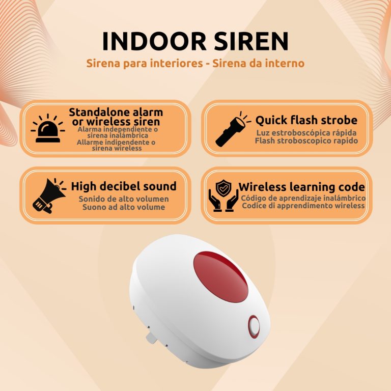 Sirena Alarma CARACTERÍSTICAS